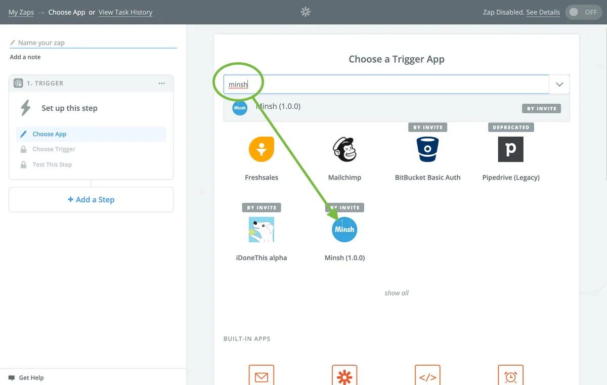 Interface Minsh: fonctionnalités, prix, alternatives