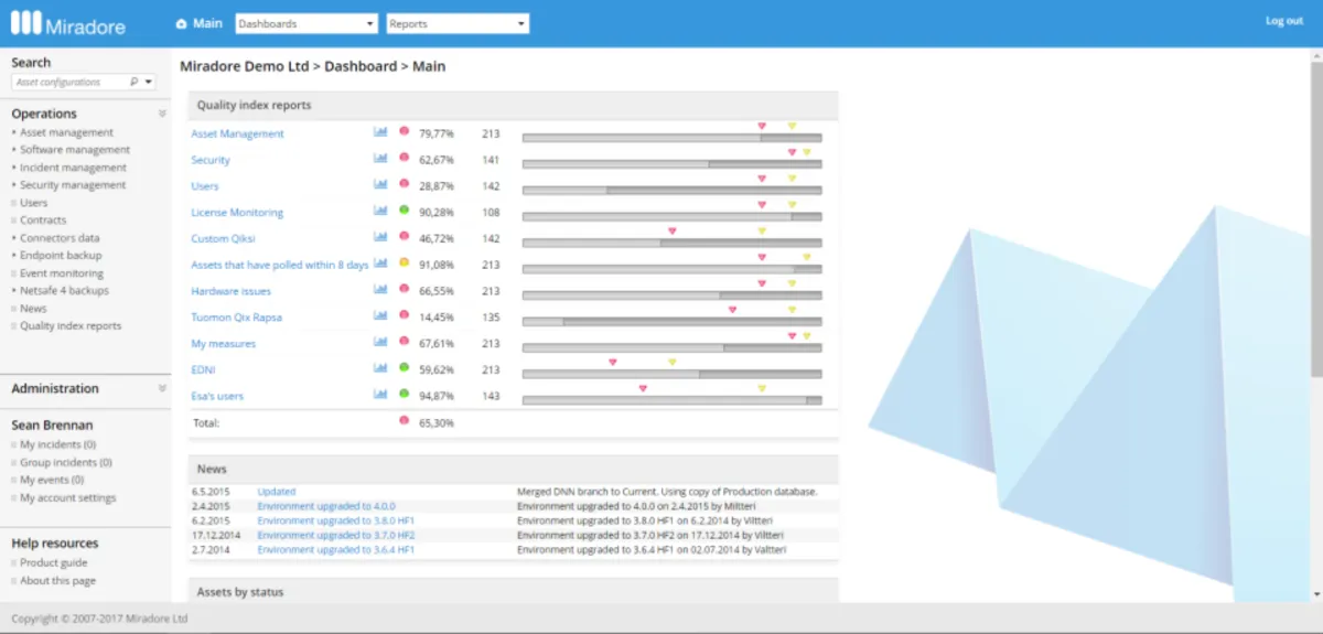 Notre avis sur Miradore Management Suite : un logiciel de gestion des actifs informatiques (ITAM) à découvrir