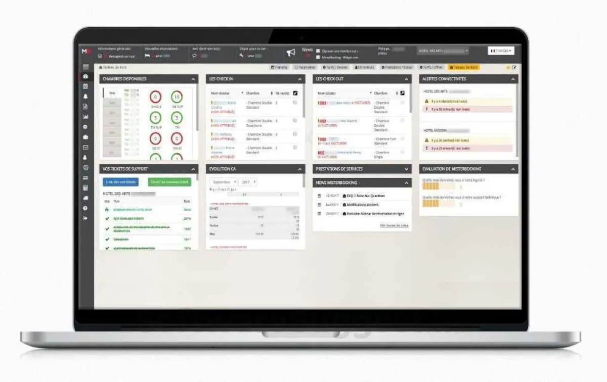 Notre avis sur Mister Booking : un logiciel de gestion hôtelière (PMS: property management system) à découvrir