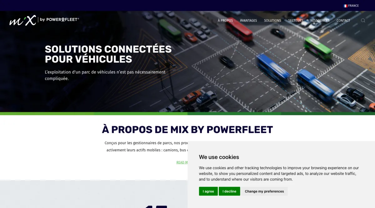 Interface Mix Telematics : fonctionnalités, prix, alternatives