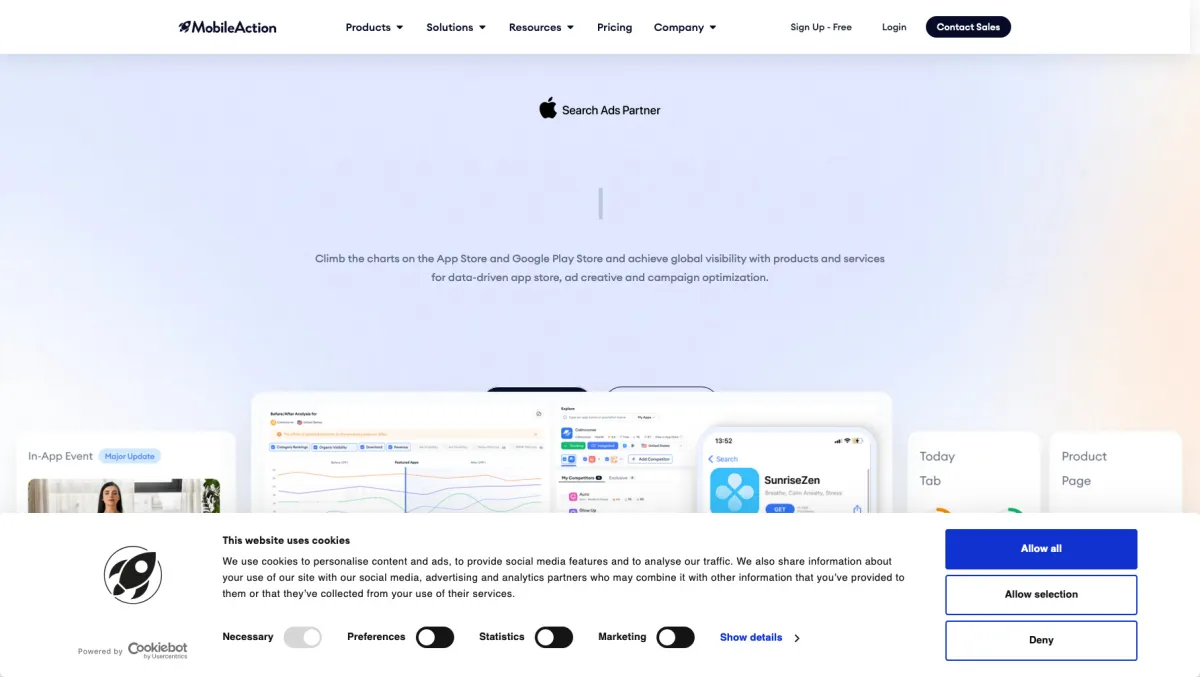 Interface Mobile Action : fonctionnalités, prix, alternatives