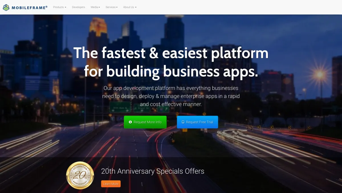 Notre avis sur MobileFrame : un logiciel de développement d'applications (app builder) à découvrir