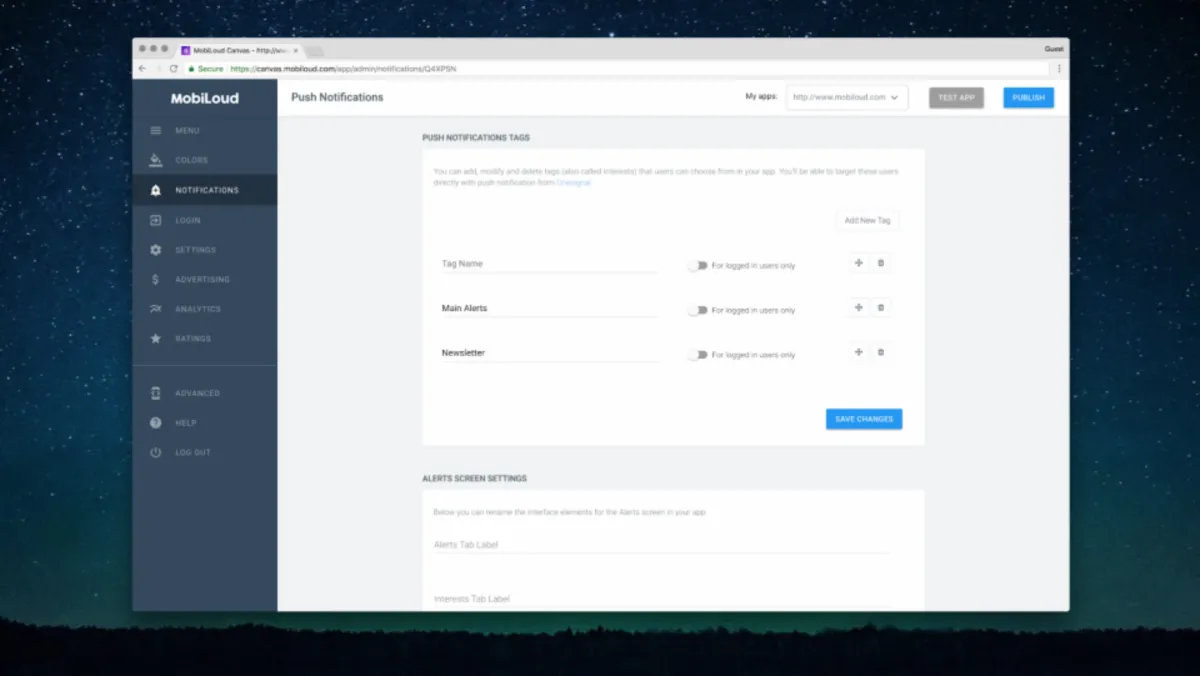 Interface MobiLoud: fonctionnalités, prix, alternatives