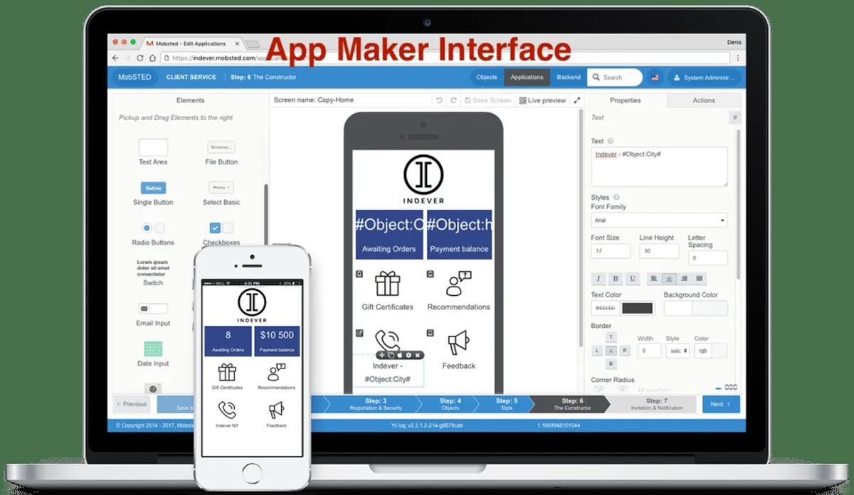Interface Mobsted: fonctionnalités, prix, alternatives