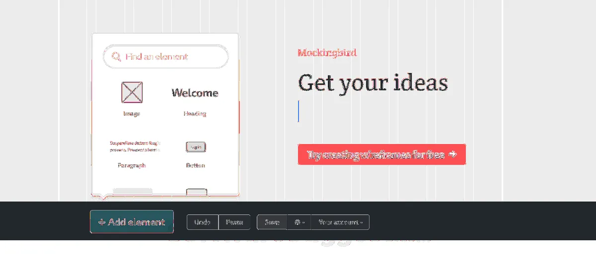 Comparez les fonctionnalités, avis utilisateurs et prix de nombreux logiciels wireframe comme Mockingbird Comparez les fonctionnalités, avis utilisateurs et prix de nombreux logiciels wireframe comme Mockingbird