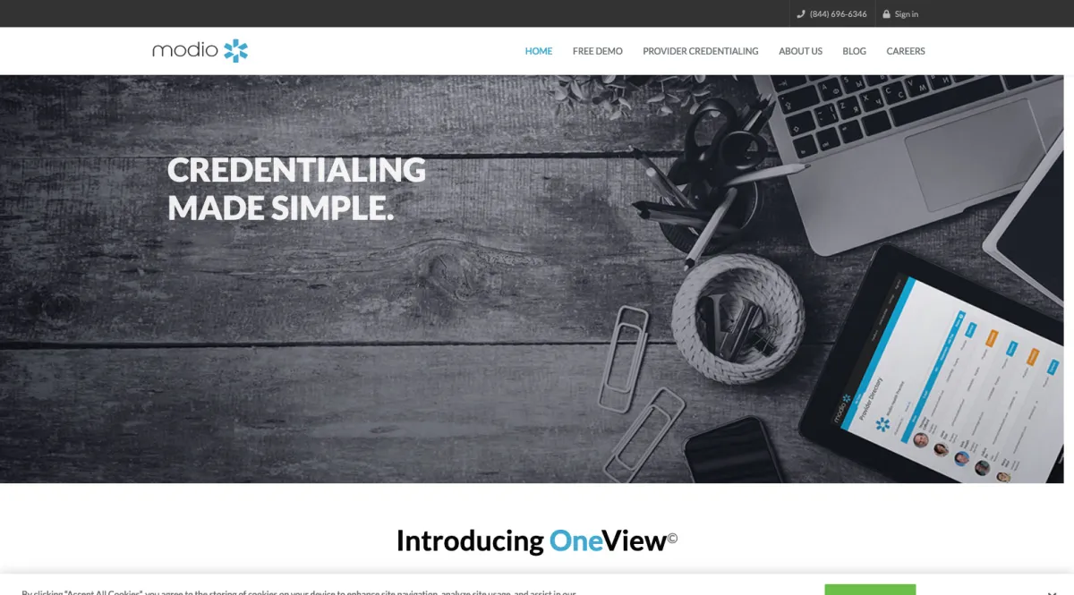 Interface Modio Health : fonctionnalités, prix, alternatives