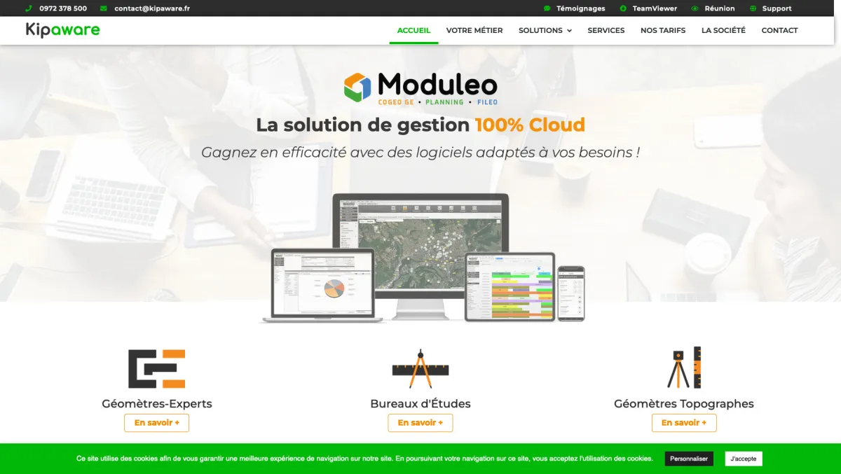 Interface Moduleo : fonctionnalités, prix, alternatives