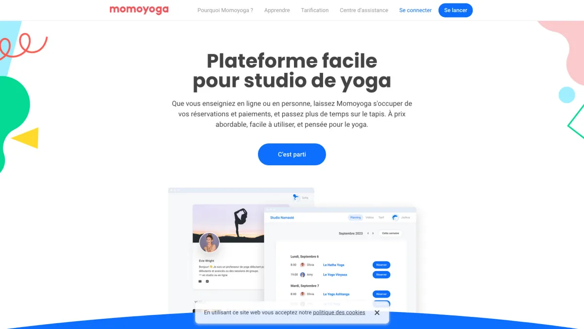 Interface Momoyoga : fonctionnalités, prix, alternatives