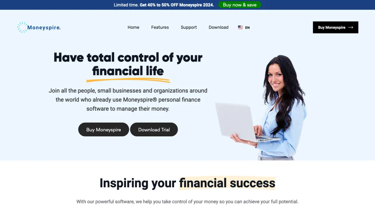 Interface Moneyspire : image, ergonomie, alternatives
