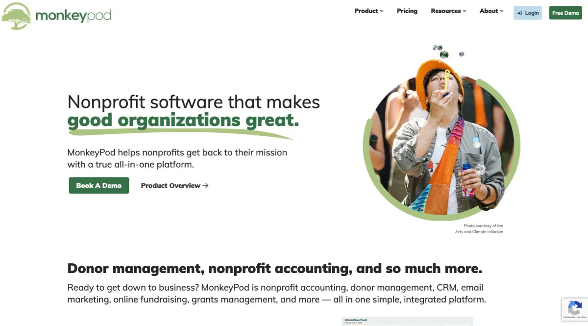 Interface MonkeyPod : fonctionnalités, prix, alternatives