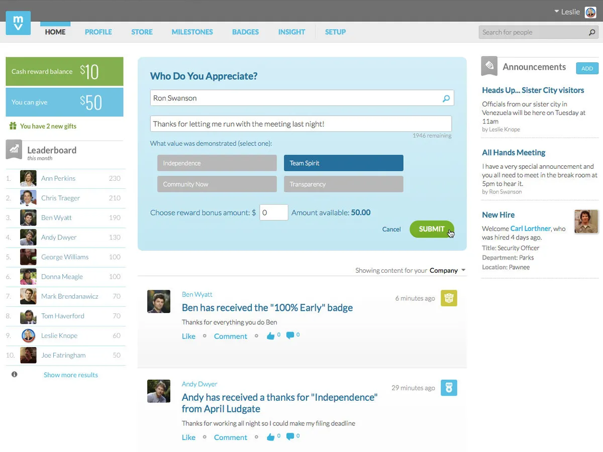 Notre avis sur Motivosity : un logiciel d'engagement collaborateur (employee engagement) à découvrir Notre avis sur Motivosity : un logiciel d'engagement collaborateur (employee engagement) à découvrir