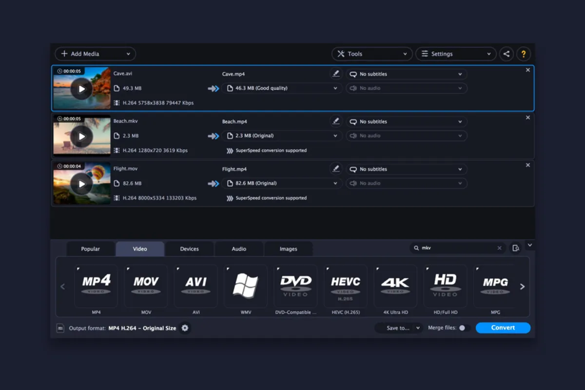 Movavi Video Converter: avis sur le logiciel convertisseur de vidéos: fonctionnalités, avantages, inconvénients et tarifs Movavi Video Converter: avis sur le logiciel convertisseur de vidéos: fonctionnalités, avantages, inconvénients et tarifs