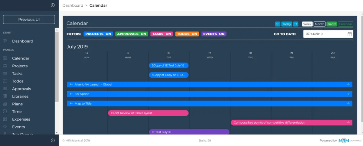 Interface MRMcentral: fonctionnalités, prix, alternatives