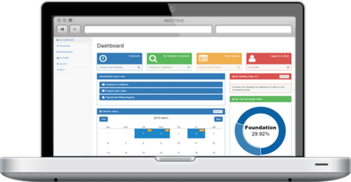 Notre avis sur MSCTIME : un logiciel de gestion des temps et activités (GTA: time tracking / pointage / badgeuse) à découvrir