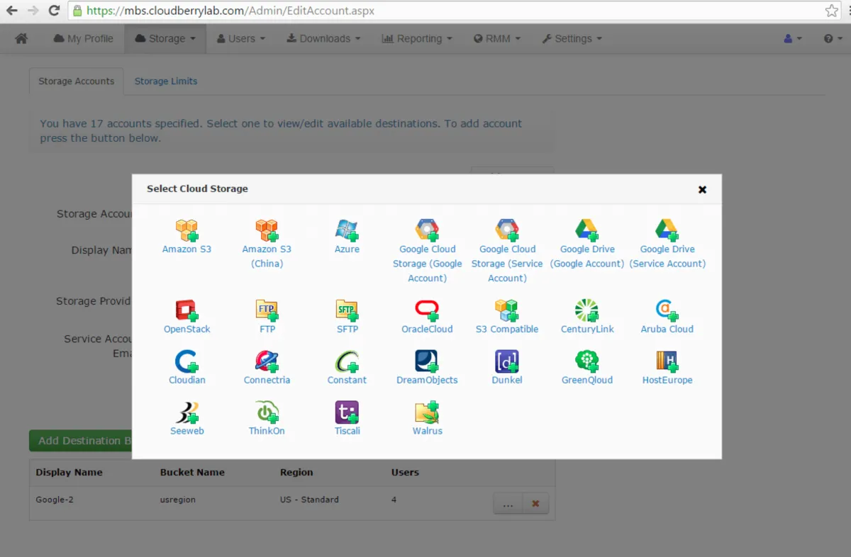 Interface MSP360: fonctionnalités, prix, alternatives Interface MSP360: fonctionnalités, prix, alternatives