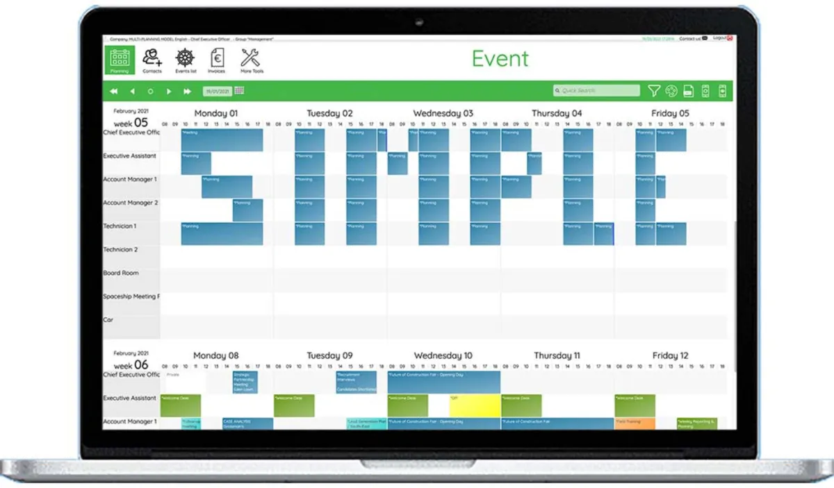 Interface Multi-Planning: fonctionnalités, prix, alternatives