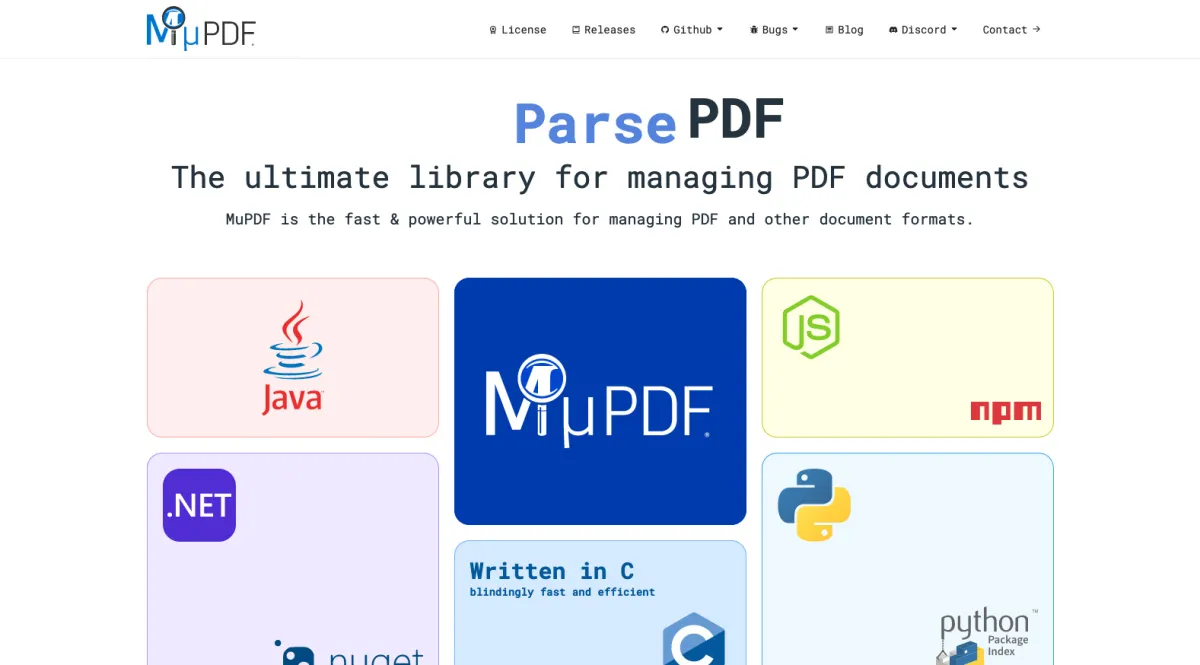 Interface MuPDF : fonctionnalités, prix, alternatives