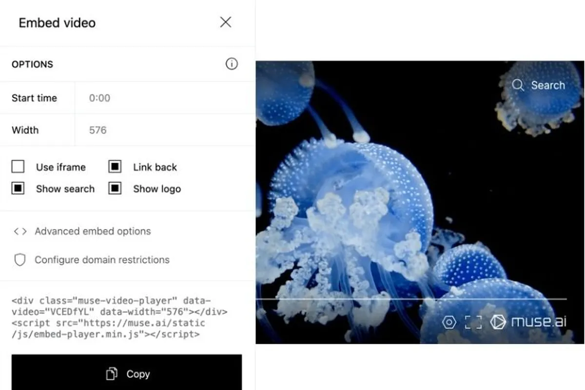 Interface muse.ai: image, ergonomie, alternatives Interface muse.ai: image, ergonomie, alternatives