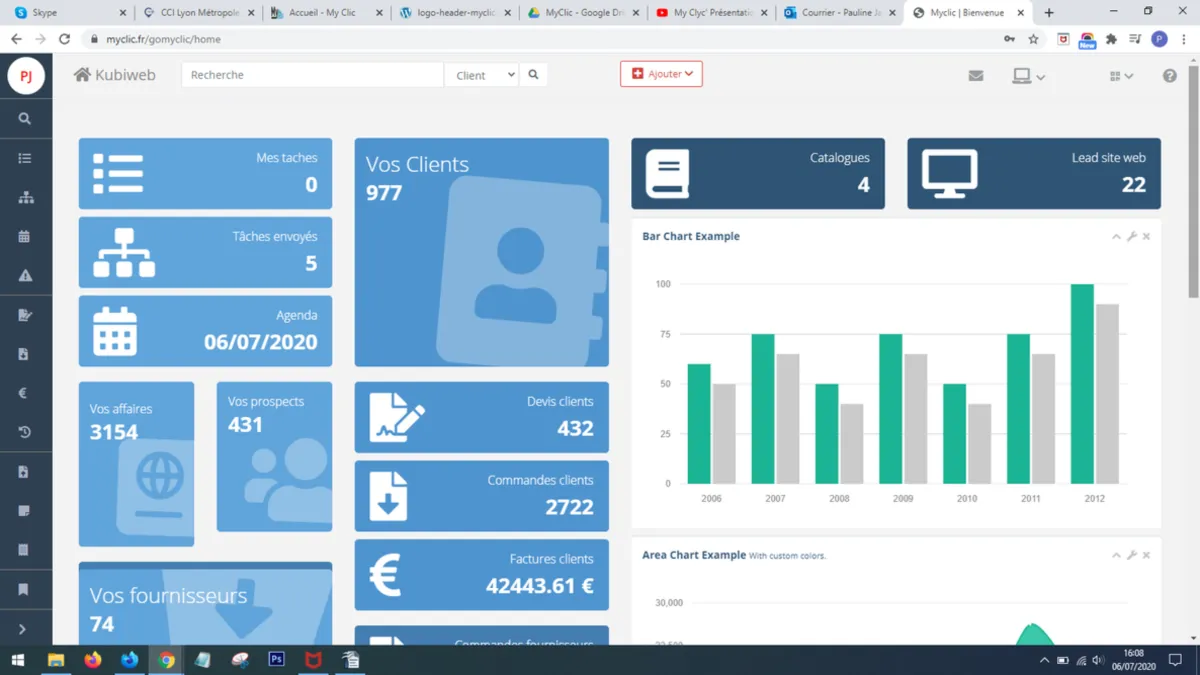 Notre avis sur My Clic : un logiciel CRM à découvrir