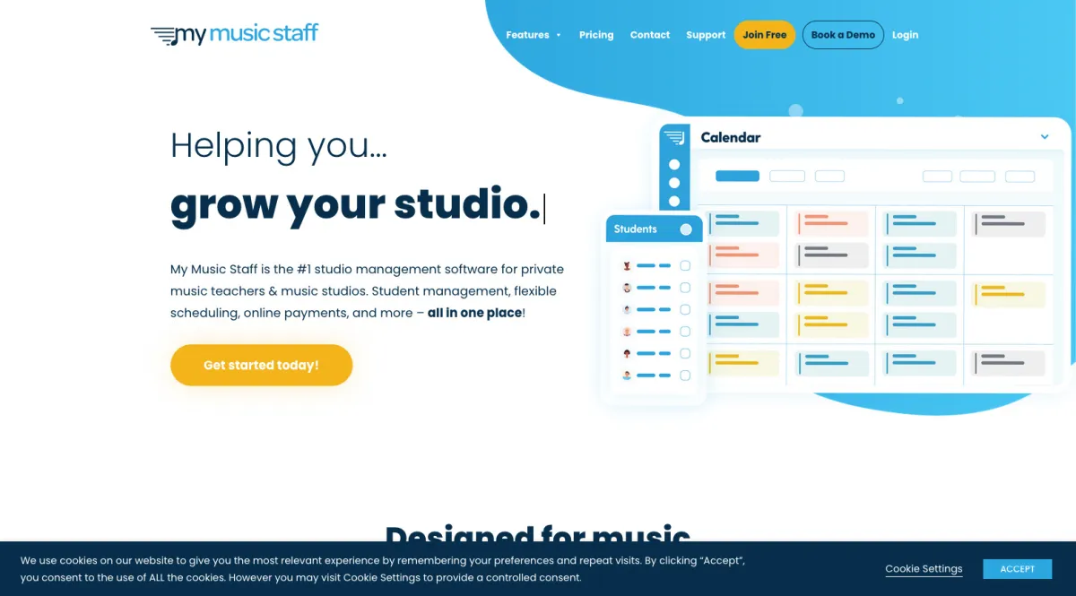 Interface My Music Staff : image, ergonomie, alternatives