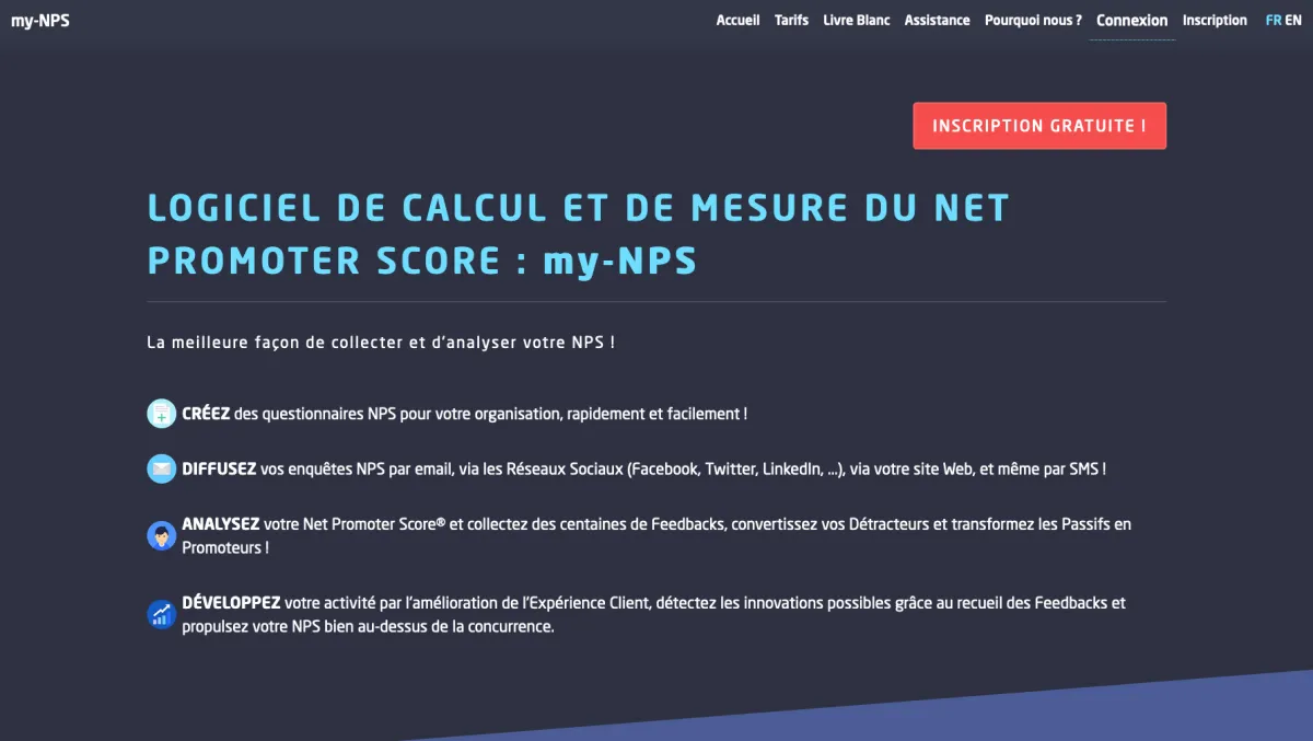 Interface My Nps : fonctionnalités, prix, alternatives