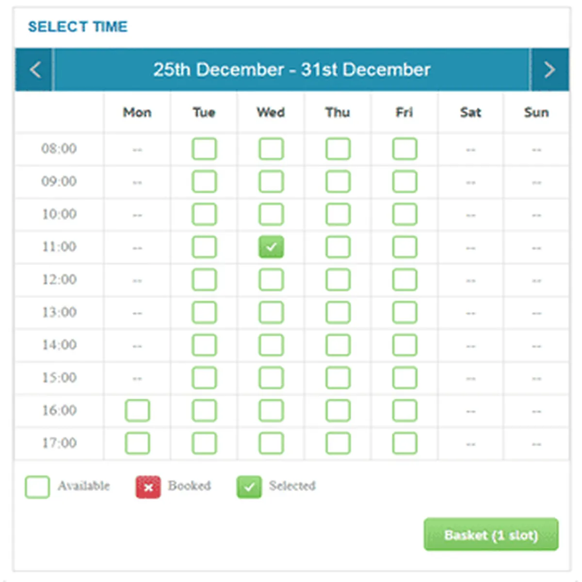 Interface My Reservation System: image, ergonomie, alternatives