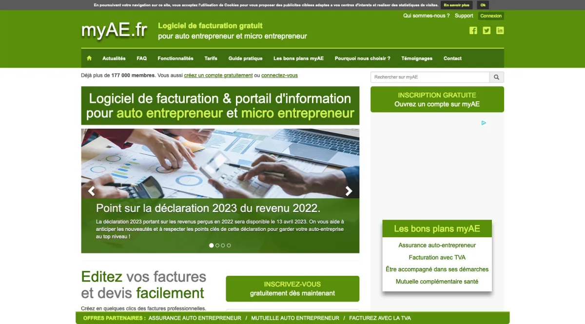 Interface myAE : fonctionnalités, prix, alternatives