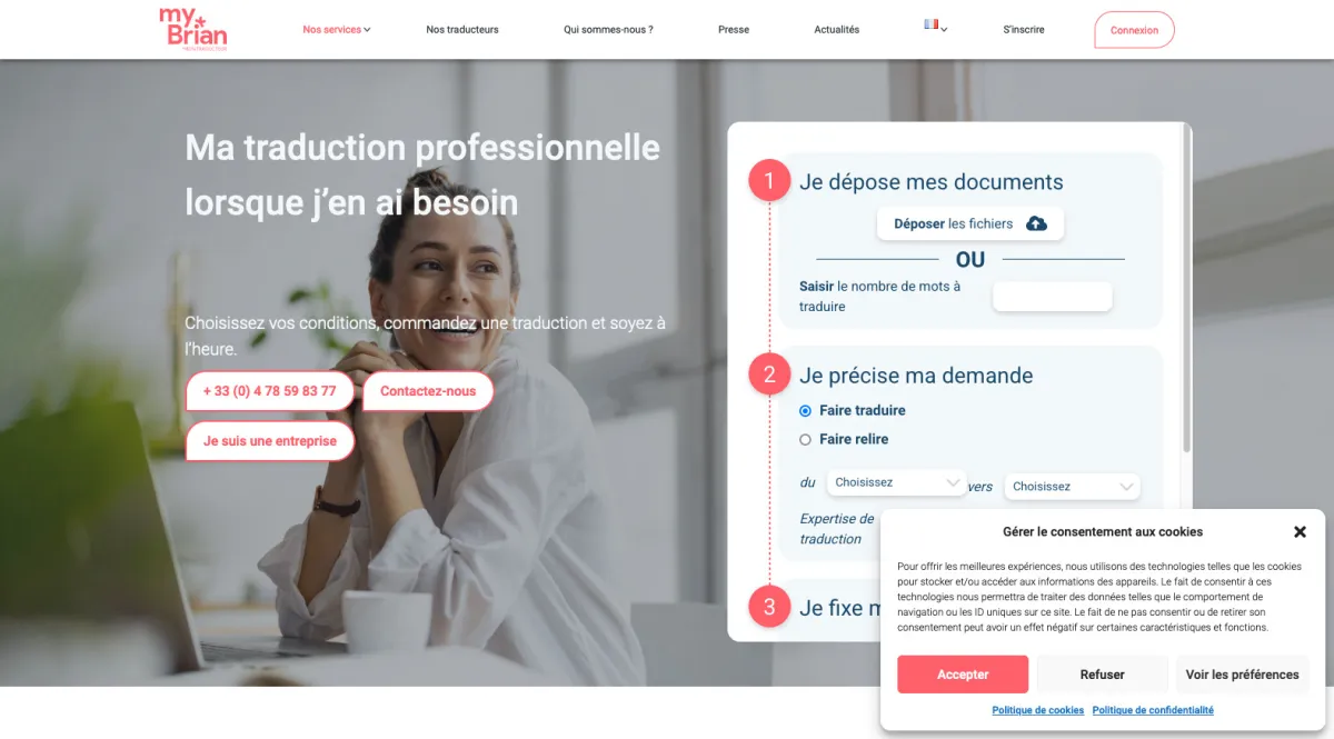 Interface Mybrian : fonctionnalités, prix, alternatives