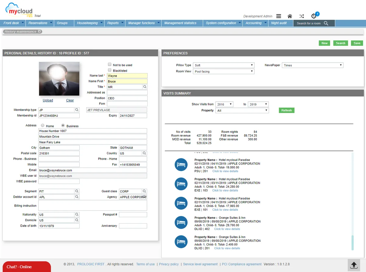 Notre avis sur mycloud PMS : un logiciel de gestion hôtelière (PMS: property management system) à découvrir