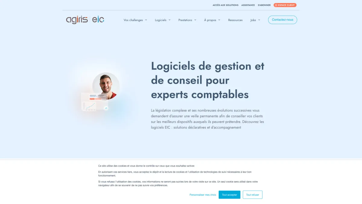 Interface MyEIC : image, ergonomie, alternatives