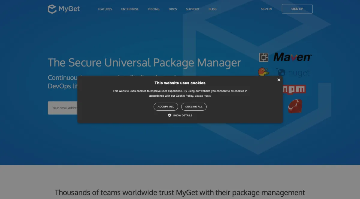 Interface MyGet : image, ergonomie, alternatives Interface MyGet : image, ergonomie, alternatives