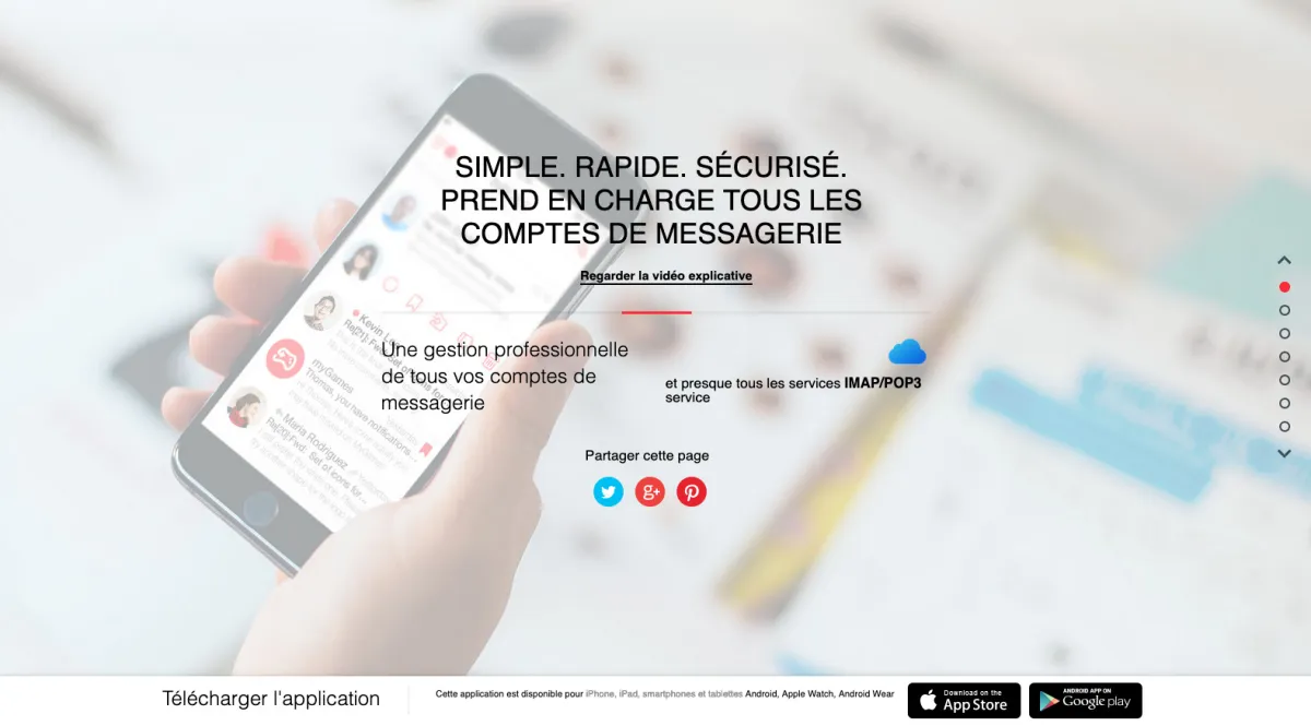 Interface myMail : image, ergonomie, alternatives Interface myMail : image, ergonomie, alternatives