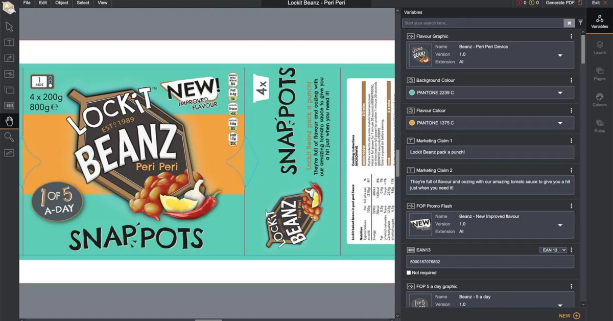 Interface MYPACKBRAIN: image, ergonomie, alternatives
