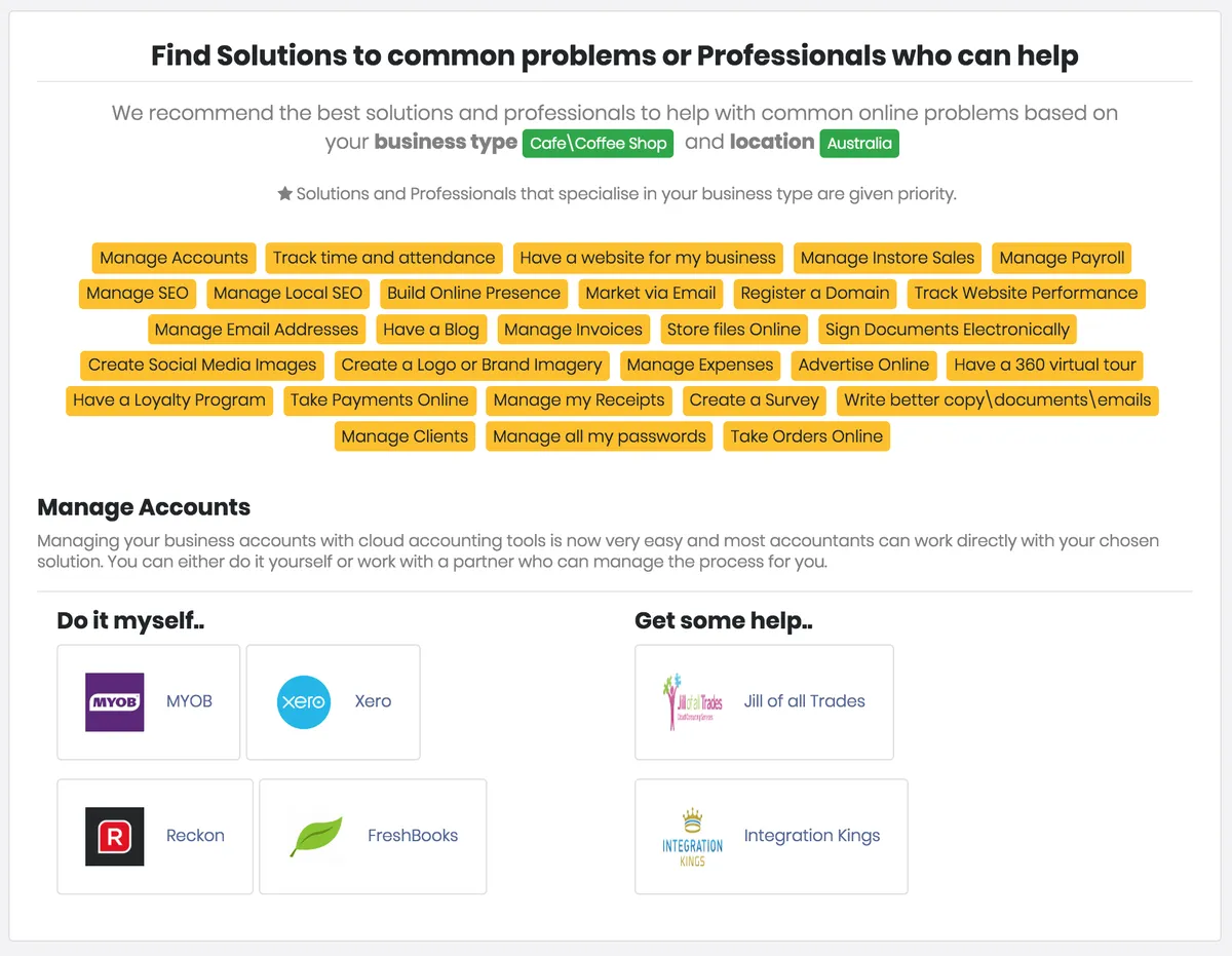Interface myPresences: fonctionnalités, prix, alternatives