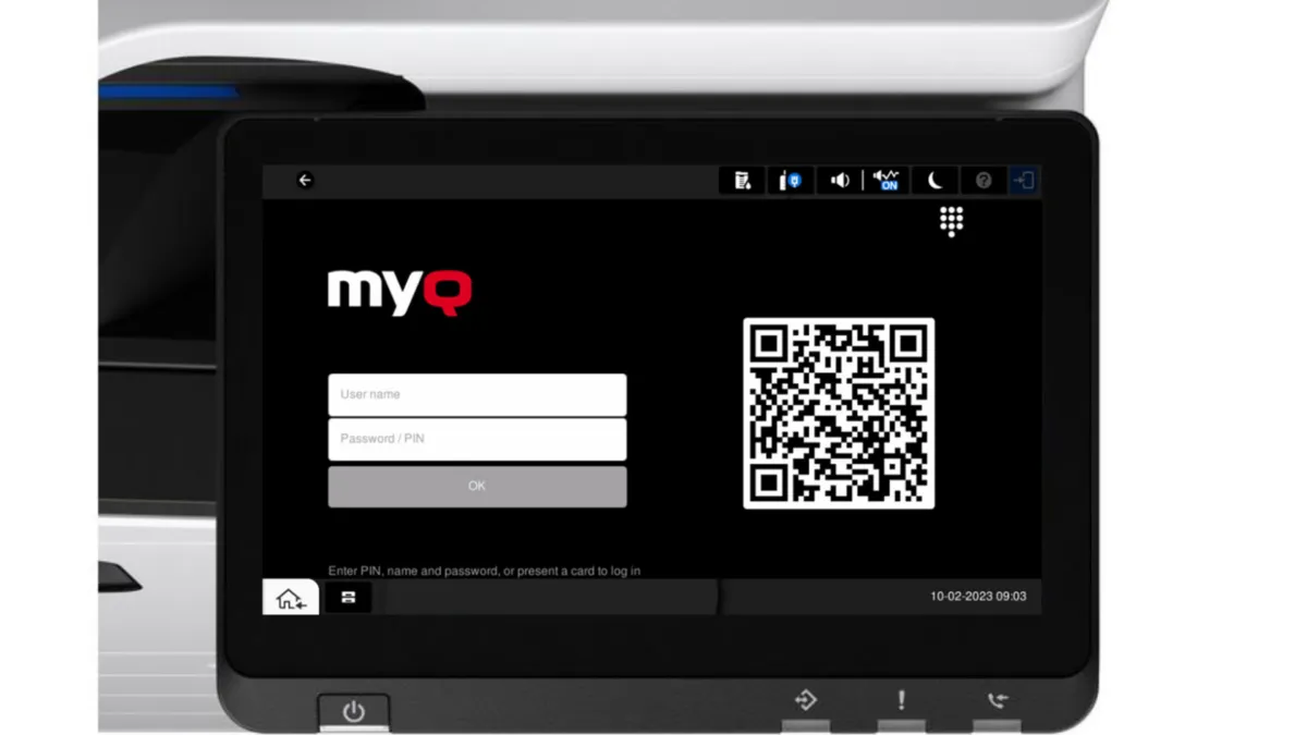 Interface MyQ X: image, ergonomie, alternatives Interface MyQ X: image, ergonomie, alternatives