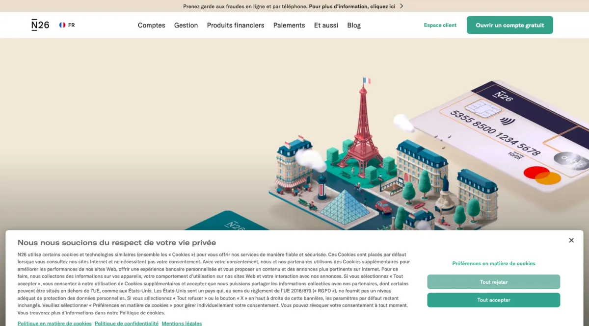 Interface N26 : fonctionnalités, prix, alternatives Interface N26 : fonctionnalités, prix, alternatives