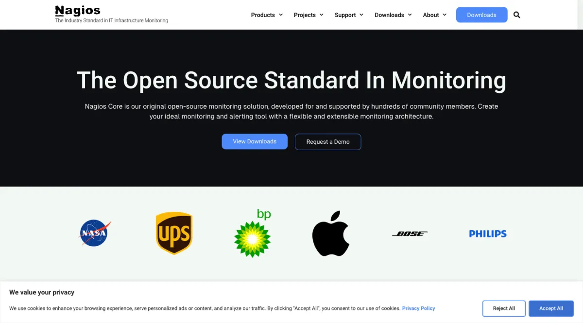 Interface Nagios Core : fonctionnalités, prix, alternatives