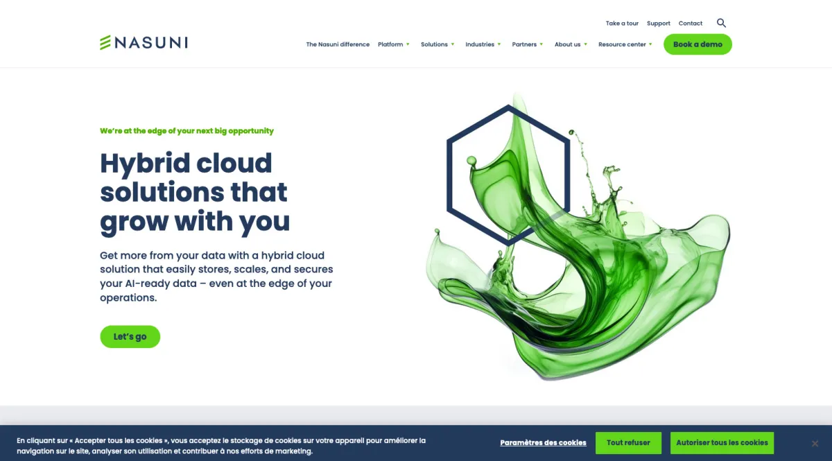 Interface Nasuni : image, ergonomie, alternatives Interface Nasuni : image, ergonomie, alternatives