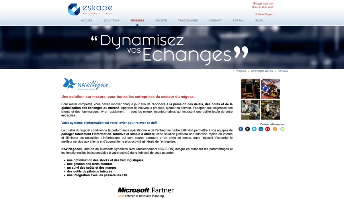 NAViNégoce: avis sur le logiciel GPAO (gestion de la production assistée par ordinateur): fonctionnalités, avantages, inconvénients et tarifs