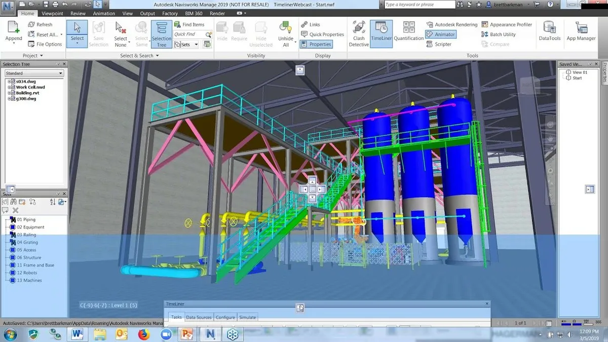 Interface Navisworks: fonctionnalités, prix, alternatives