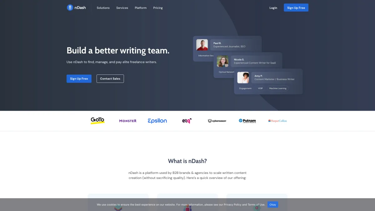 Interface nDash : fonctionnalités, prix, alternatives