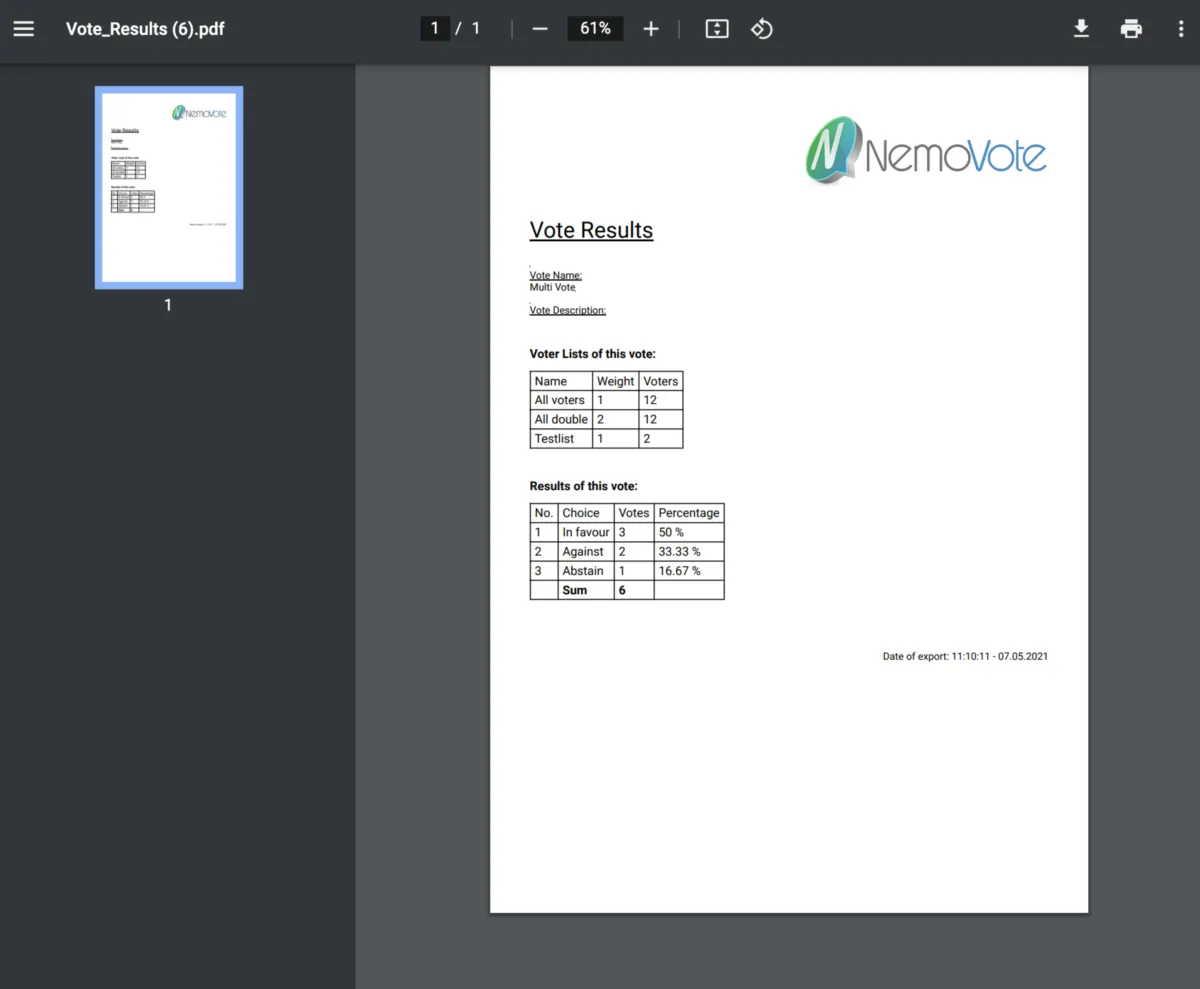 Interface NemoVote: fonctionnalités, prix, alternatives