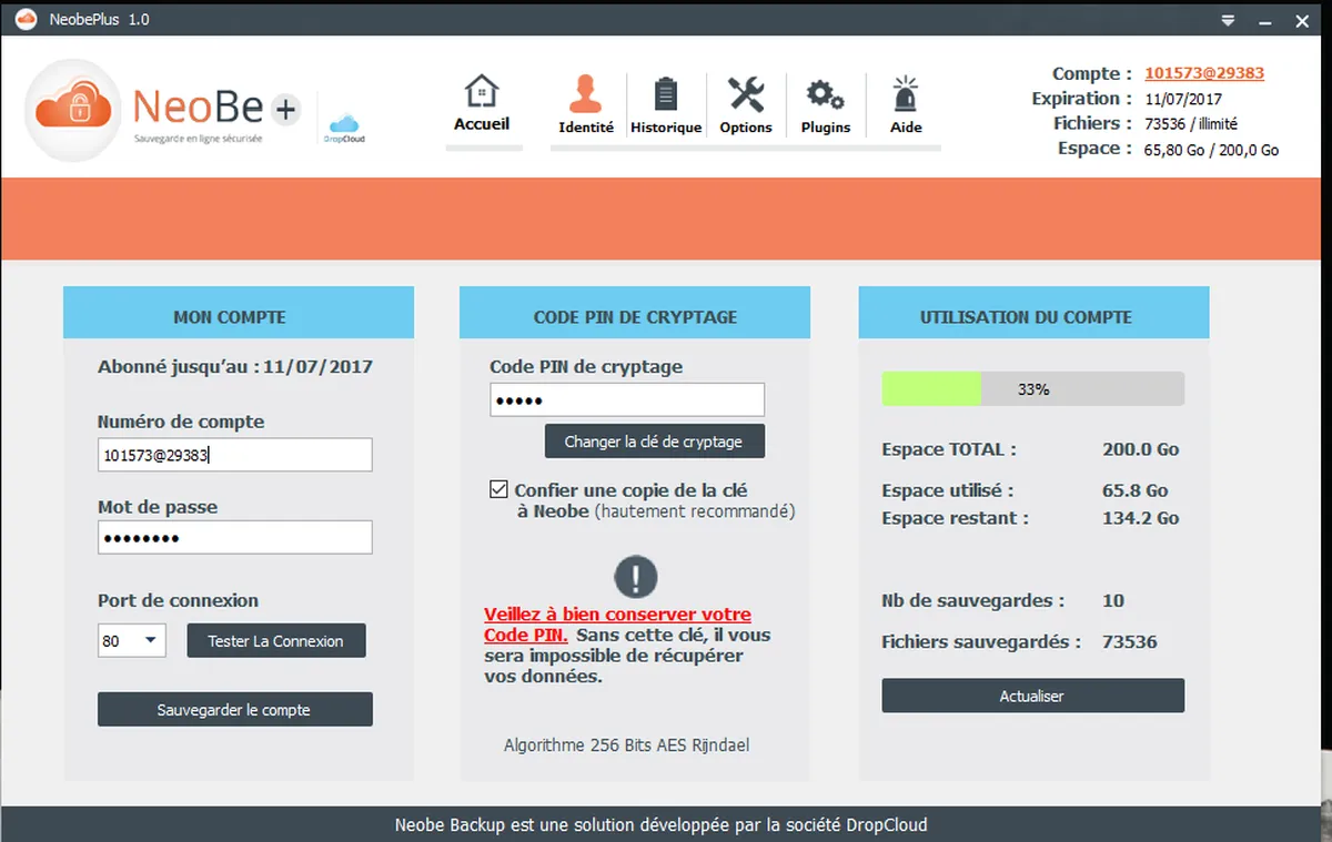 Notre avis sur Neobe : un logiciel de sauvegarde (backup) à découvrir
