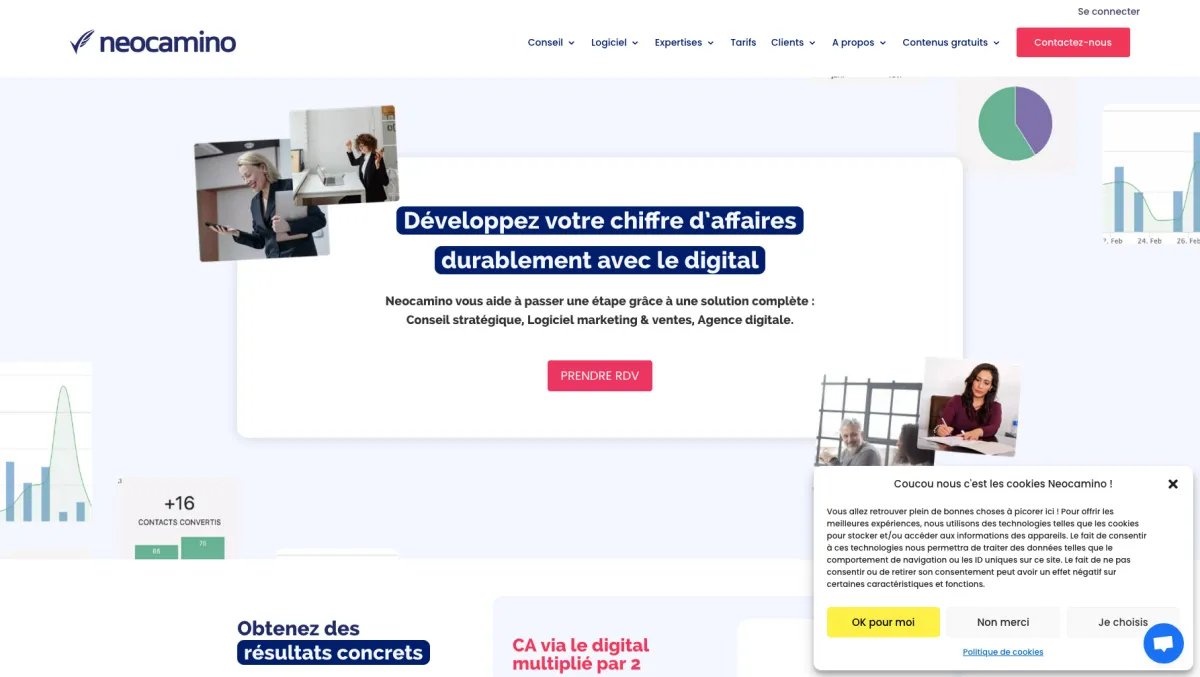 Interface Neocamino : fonctionnalités, prix, alternatives