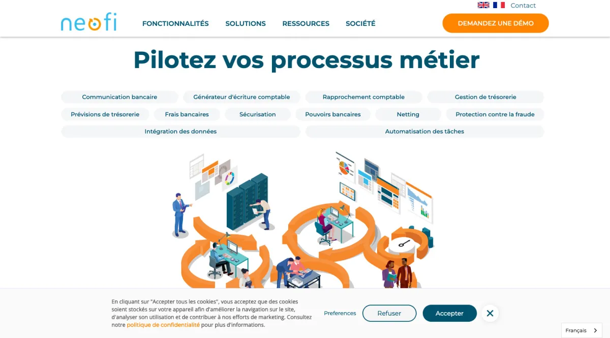 Interface Neofi Solutions : fonctionnalités, prix, alternatives
