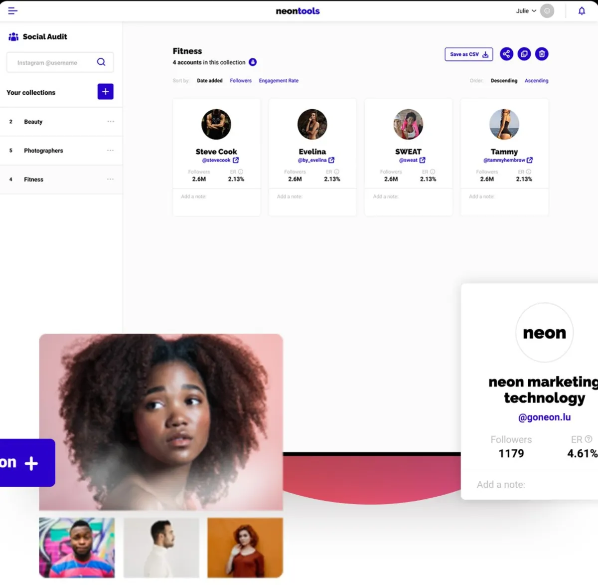 Interface neontools: fonctionnalités, prix, alternatives