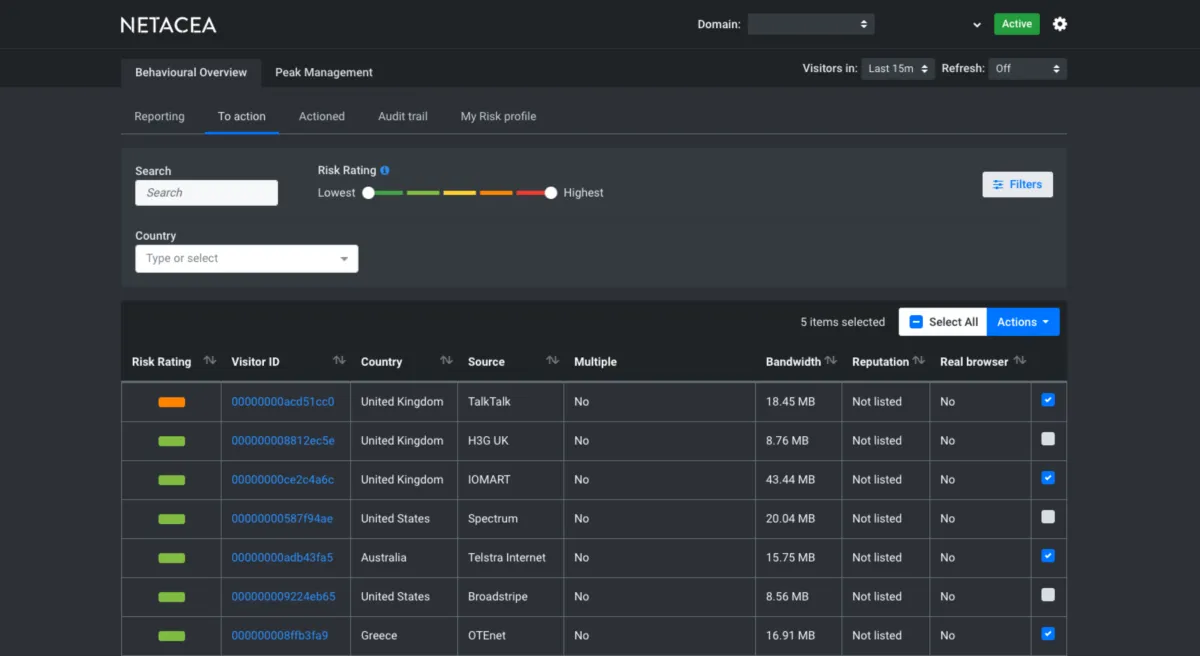 Notre avis sur Netacea Bot Management : un logiciel de détection et atténuation des robots (bot management) à découvrir