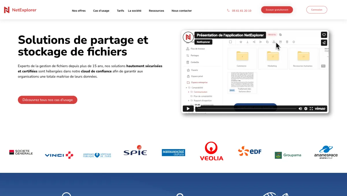 Interface NetExplorer Share : image, ergonomie, alternatives Interface NetExplorer Share : image, ergonomie, alternatives