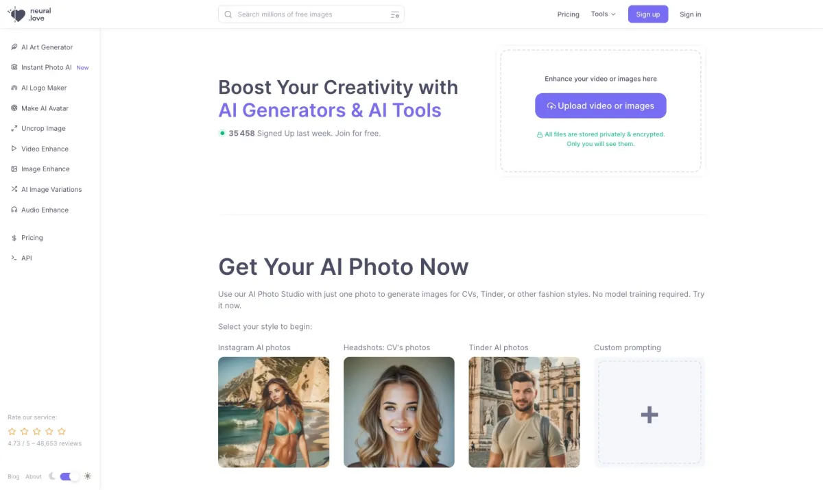 Notre avis sur Neural.love Art Generator : un générateur d'images par IA (intelligence artificielle) à découvrir Notre avis sur Neural.love Art Generator : un générateur d'images par IA (intelligence artificielle) à découvrir