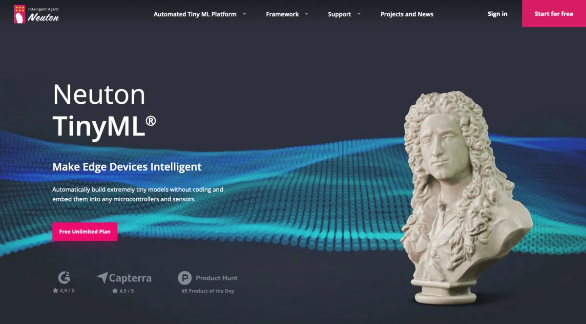 Interface Neuton.AI : fonctionnalités, prix, alternatives